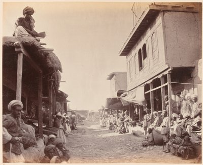Gatebilde, Jalalabad 1879 av John Burke
