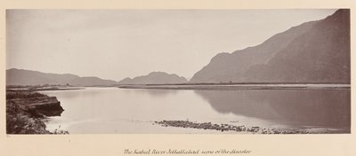 ?Kabulelven, Jellallabad, katastrofestedet?, 1879 av John Burke
