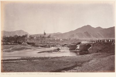 Den gamle broen på Kabul-elven av John Burke