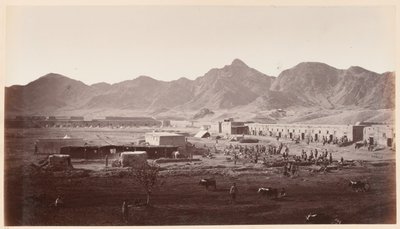 "Vestenden av Dakka Fort, ser mot Khurd Khyber" av John Burke