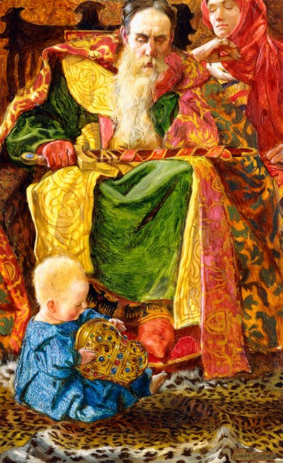 Og hvem vet om han skal være en vis mann eller en dåre, 1901 av John Byam Liston Shaw