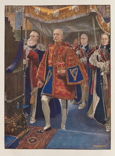 Kong Edward VII kroning av John Byam Liston Shaw