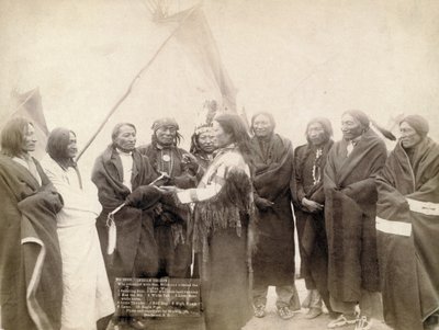 Indiske høvdinger i Deadwood, South Dakota, 1891 av John C. H. Grabill