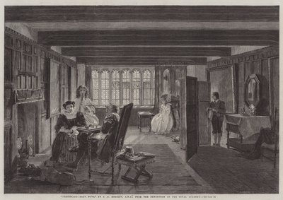 Checkmate, Next Move, fra utstillingen til Royal Academy av John Callcott Horsley