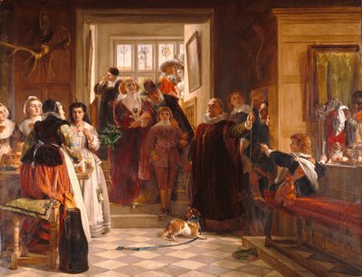 Kommer ned til middag av John Callcott Horsley