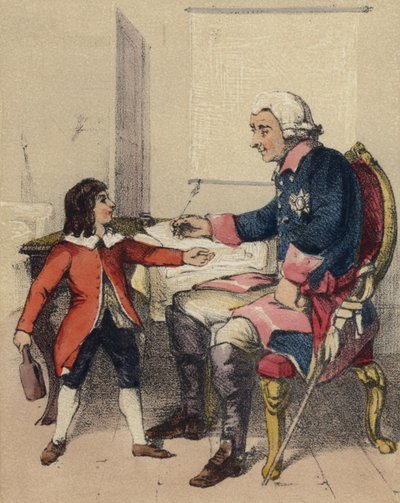 Frederick den store og nevøen hans av John Callcott Horsley