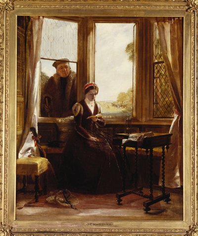Lady Jane Gray og Roger Ascham, 1853 av John Callcott Horsley