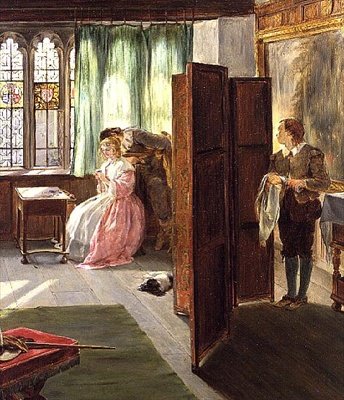 Siste trekk sjakkmatt (2 detaljer) av John Callcott Horsley