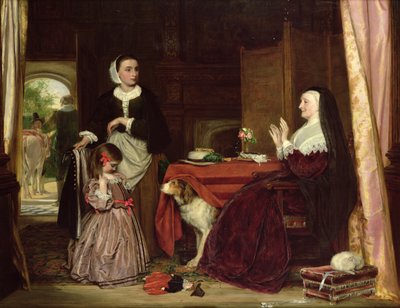 Den nye kjolen, 1865 av John Callcott Horsley