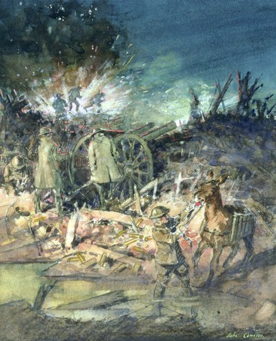 Kampscene (wc) av John Cameron