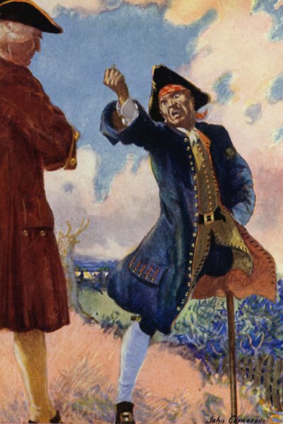 Illustrasjon for Treasure Island av John Cameron