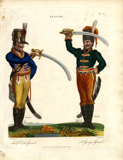 Fektingsstiler: Halvsirkelvakt og St. George#39;s Guard av John Chapman