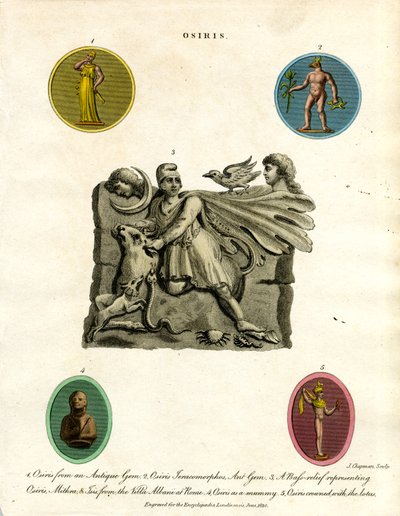 Osiris - Representasjoner av den egyptiske guden av John Chapman