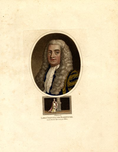 Portrett av Lordkansler Hardwicke av John Chapman