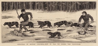 Jul i British Columbia, hvordan det var gikk vi glipp av festlighetene av John Charles Dollman