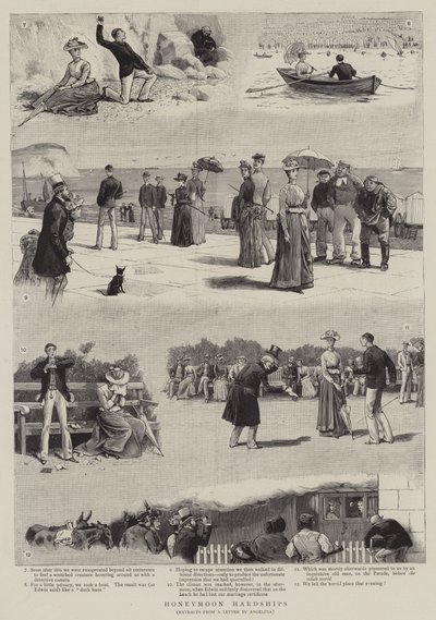Bryllupsreise vanskeligheter av John Charles Dollman