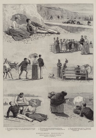 Bryllupsreise vanskeligheter av John Charles Dollman