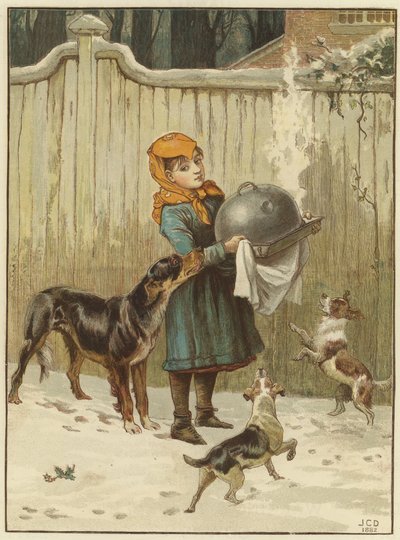 Julemiddagen i fare av John Charles Dollman