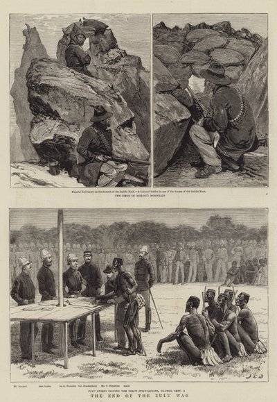 Slutten på Zulu-krigen av John Charles Dollman