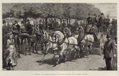 Et møte med Four-in-Hand Club i Hyde Park av John Charlton