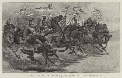 Stopp!, Charge of Lancers ved Royal Military Tournament av John Charlton