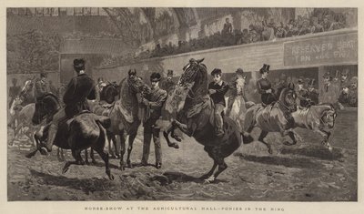 Horse-Show på Landbrukshallen, Ponnier i Ringen av John Charlton