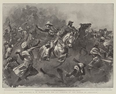 Hvordan oberst R H Martin ledet de 21. Lancers i slaget ved Omdurman av John Charlton