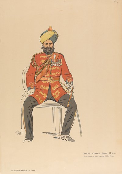 Offiser Central India Horse av John Charlton