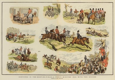 Sketcher in the Hunting-Field, a Forty Minute