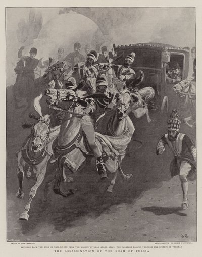 Attentatet på sjahen av Persia av John Charlton