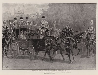 Brudens prosesjon forlater Marlborough House av John Charlton