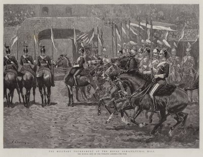 Militærturneringen i Royal Agricultural Hall av John Charlton