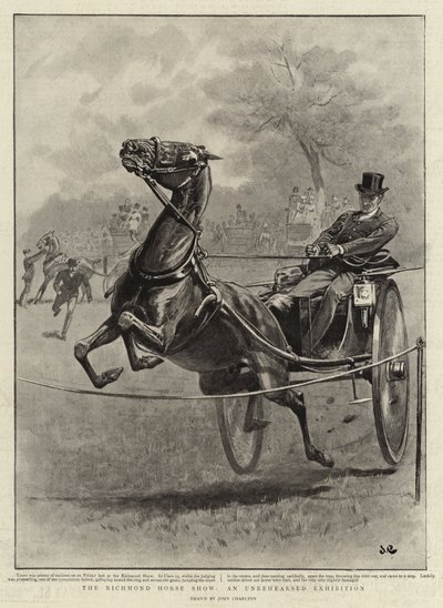 The Richmond Horse Show, en uøvd utstilling av John Charlton