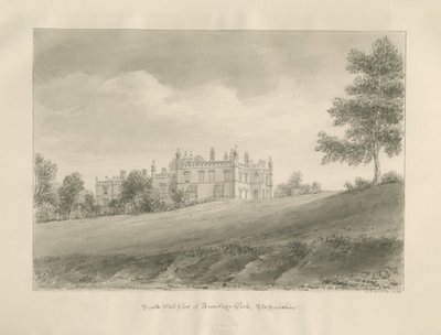Armitage Park: sepia-tegning av John Chessell Buckler