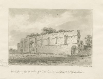 Brewood - Whiteladies Priory av John Chessell Buckler