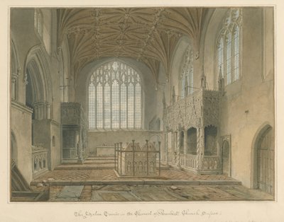 Sussex - Arundel Church - Fitzalan-gravene, 1825 av John Chessell Buckler