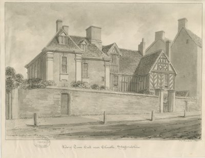 Tean Hall: sepia tegning av John Chessell Buckler