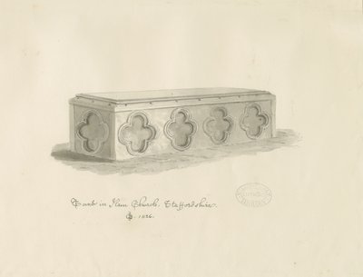 Grav i Ham kirke av John Chessell Buckler