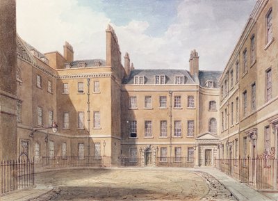 Utsikt over Downing Street, Westminster av John Chessell Buckler