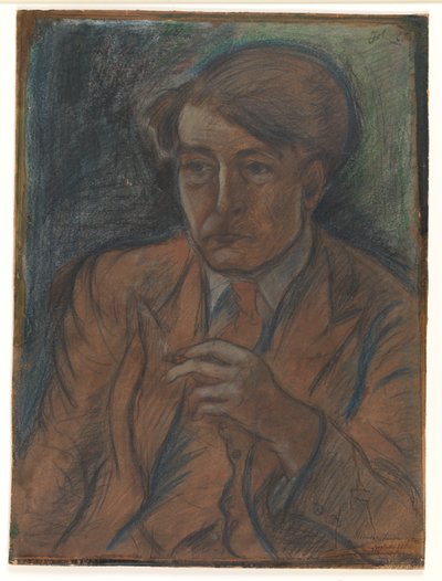 Forstudie til portrett av maleren og grafikeren Søren Hjorth Nielsen av John Christensen