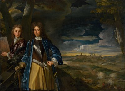 Michael Richards 1673-1721 og John Richards 1669-1709 ved beleiringen av Beograd i 1690, 1700. av John Closterman