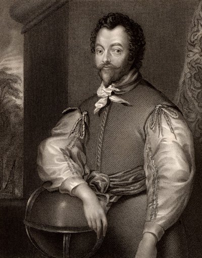 Portrett av Francis Drake av John Cochran