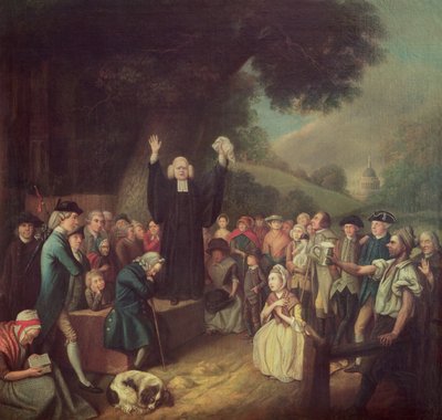 George Whitefield forkynner av John Collet