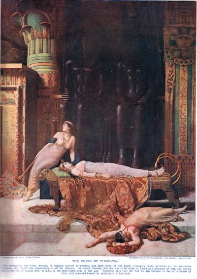 The Death of Cleopatra, illustrasjon fra 