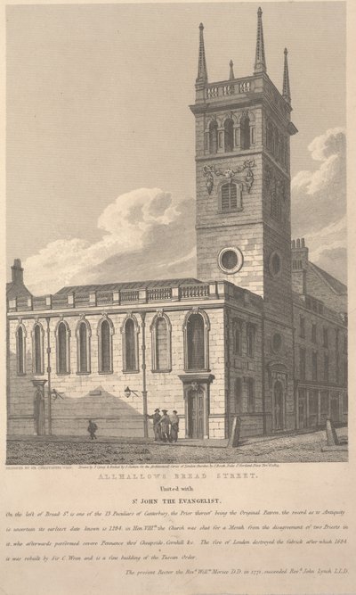 All Hallows Bread Street av John Coney
