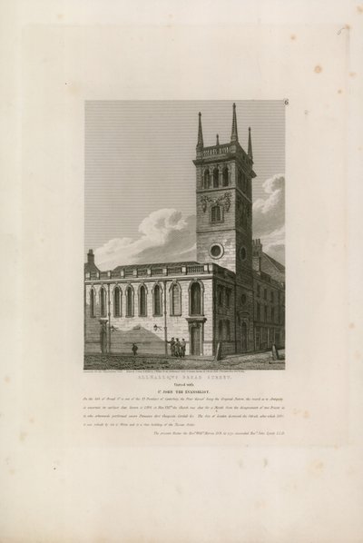 All Hallows, Bread Street, London av John Coney