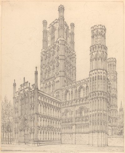 Ely Cathedral, Cambridgeshire, S.W. Visning av John Coney