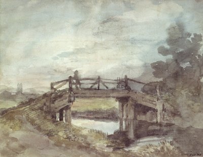 En bro over Stour av John Constable