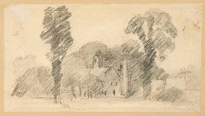 Et hus i Twyford av John Constable