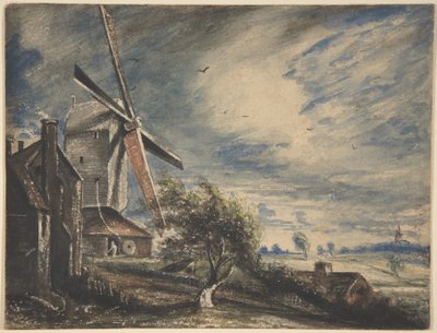 En mølle nær Colchester av John Constable